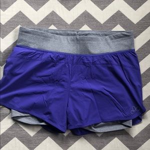 REI shorts with built in compression shorts